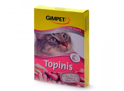 Витамины Для Кошек Gimpet (Джимпет) Topinis Творог и Таурин Мышки 190таб
 