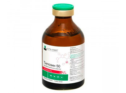 Тилозин-50 100мл Нита-Фарм 