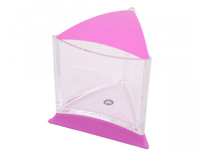 Аквариум Треугольный Для Петушка Сиреневый 0,75л 17*17*15см 3АКК00085 