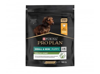 Сухой Корм Pro Plan (Проплан) Для Щенков Карликовых и Мелких Пород Курица и Рис OPTI Start Small & Mini Puppy 700г (1*8) 