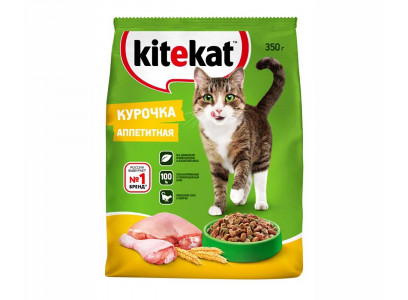 Сухой Корм Kitekat (Китекат) Для Кошек Курочка Аппетитная 350г (1*18) 