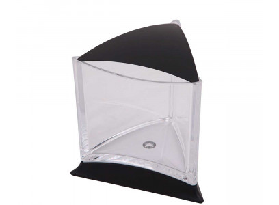 Аквариум Треугольный Для Петушка Черный 0,75л 17*17*15см