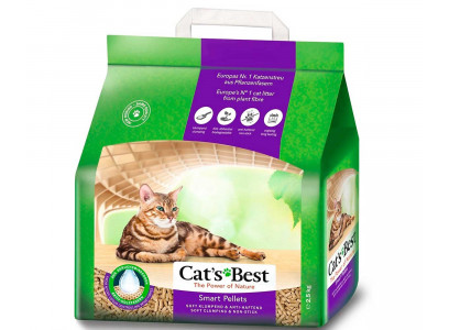 Наполнитель Для Кошачьего Туалета Cat`S Best Smart Pellets Древесный Комкующийся 5л-2,5кг 