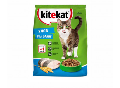 Сухой Корм Kitekat (Китекат) Для Кошек Улов Рыбака 350г (1*18) 
