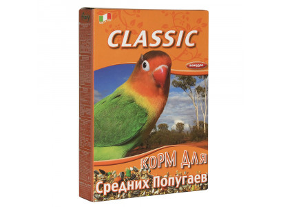 Корм Fiory (Фиори) Classic Для Средних Попугаев 650г 