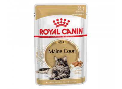 Влажный Корм Royal Canin (Роял Канин) Для Крупных Кошек Породы Мейн-Кун Feline Breed Nutrition Maine Coon Wet 85г 