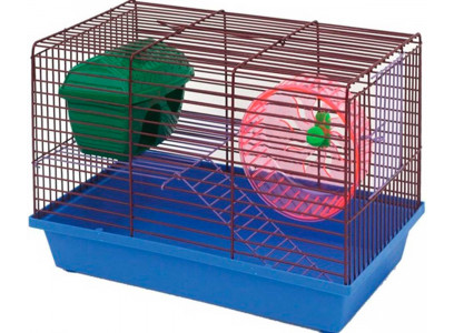 Клетка Для Грызунов ЗооМарк 2-х Этажная Комплект 36*24*27см 125ж