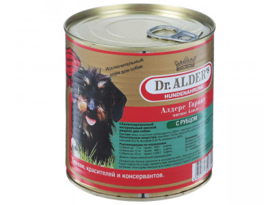 Консервы Dr.Alders (Доктор Алдерс) Для Собак Гарант Мясное Блюдо Рубец Garant 750г 