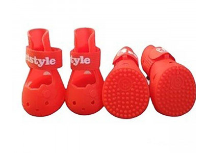 Сандалии Pet Fashion (Пет Фешн) Для Собак Мелких Пород Силикон 2 Красный 