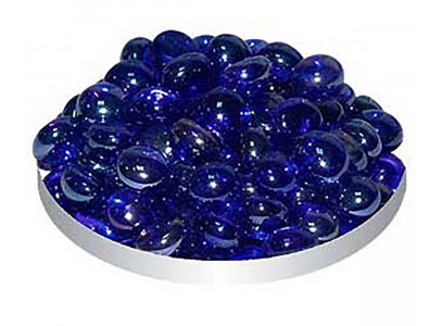 Грунт Для Аквариума Triton (Тритон) Стеклянный №155 Плоский Кобальтовый Мелкий 170г 