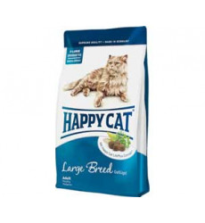 Сухой Корм Happy Cat (Хэппи Кэт) Для Кошек Крупных Пород Supreme Fit & Well Adult Large Breed (крупные гранулы) 300г