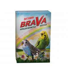 Корм Для Волнистых Попугаев BRAVA (Брава) Витамин 500г (1*14)