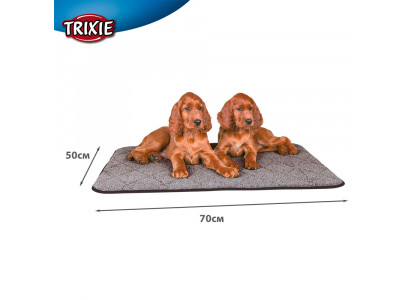 Подстилка Для Собак Trixie (Трикси) Сохраняющая Тепло 70*50см Серая 28692 