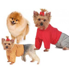 Куртка Для Собак Породы Шпиц Тузик Теплая Плащевка и Флис Девочка