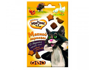Лакомство Для Кошек Мнямс Мясной Карнавал 50г