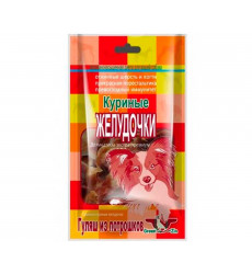 Лакомство Для Собак Green Qzin (Грин Кьюзин) Куриные Желудки 50г