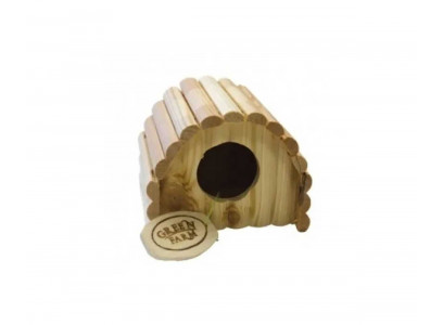 Дом Для Мелких Грызунов Полукруглый Деревянный 9,5*10,5*8,5см Иванко И-213 
