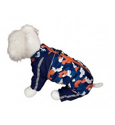 Комбинезон Для Собак Миниатюрных Пород Pet Fashion (Пет Фешн) Такса Графити M Мальчик Мех Синий