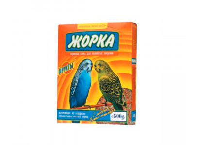 Корм Жорка Для Волнистых Попугаев Фрукты 500г (1*18) 