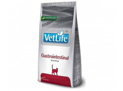 Лечебный Сухой Корм Farmina (Фармина) Для Кошек При Нарушениях ЖКТ Vet Life Feline Gastrointestinal 2кг 