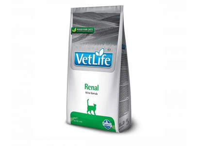 Лечебный Сухой Корм Farmina (Фармина) Для Кошек При Заболеваниях Почек Vet Life Feline Renal 2кг 