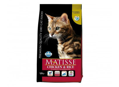 Сухой Корм  Matisse (Матисс) Для Кошек Курица и Рис Chicken & Rice Farmina 1,5кг 