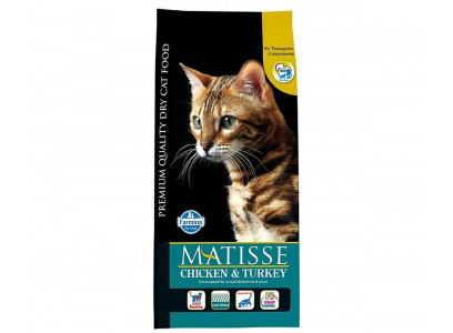 Сухой Корм Matisse (Матисс) Для Кошек Курица и Индейка Chicken & Turkey 1,5кг 