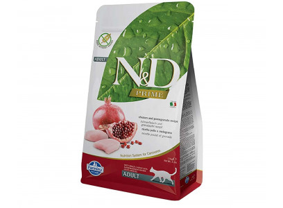Сухой Корм Farmina (Фармина) Для Кошек Курица и Гранат Беззерновой Prime Chicken & Pomegranate 1,5кг 