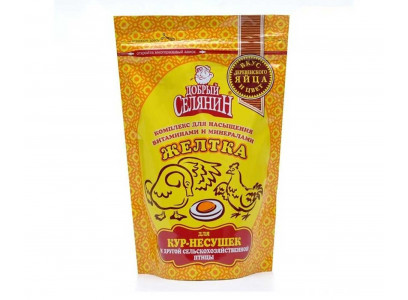 Добрый Селянин Премикс Для Насыщения Витаминами и Минералами Желтка 300г