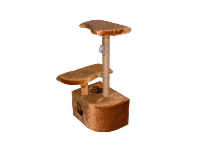 Домик Когтеточка Для Кошек Угловой 3 Уровня 36*49*96см Darell (Дарэлл) Rp8102д
