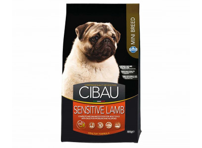 Сухой Корм Farmina (Фармина) Cibau Для Собак Мелких Пород с Чувствительным Пищеварением Ягненок Sensitive Lamb Mini 800г 