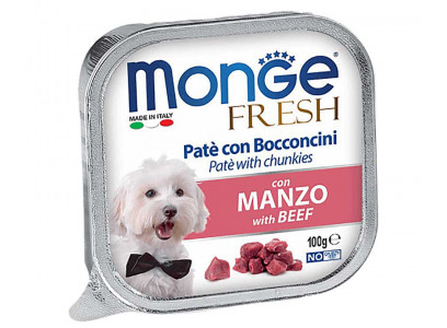 Консервы Monge (Монж) Для Собак Говядина Fresh Beef 100г 