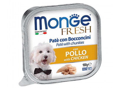 Консервы Monge (Монж) Для Собак Курица Fresh Chicken 100г