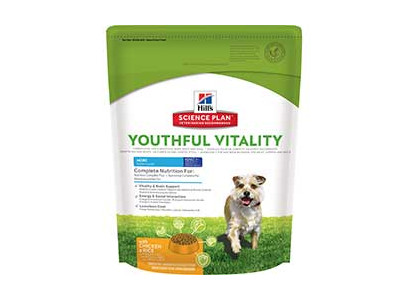 Hills (Хиллс) Science Plan Youthful Vitality Сухой Корм Для Собак Мелких Пород Старше 7 Лет Курица и Рис 750г 