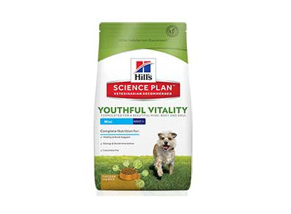 Hills (Хиллс) Science Plan Youthful Vitality 7+ Сухой Корм Для Собак Мелких Пород Старше 7 Лет 2,5кг 