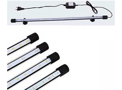 Лампа Для Аквариума Triton (Тритон) Погружная c Трансформатором Светодиодная Т6 3,5Вт 38см Белая/Синяя Dghl-02