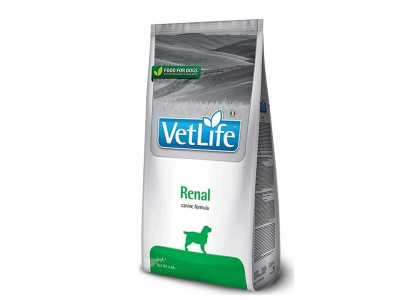 Лечебный Сухой Корм Farmina (Фармина) Для Собак При Заболевании Почек Vet Life Canine Renal 2кг 