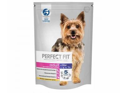Сухой Корм Perfect Fit (Перфект Фит) Для Собак Мелких Пород Курица Adult 500г (1*12) 