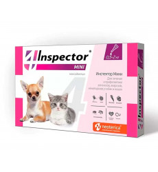 Капли Инспектор Для Кошек и Собак 0,5-2кг Inspector Mini I200
