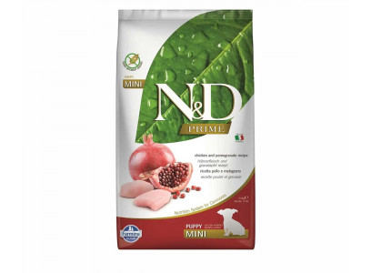 Сухой Корм Farmina (Фармина) Для Щенков Мелких Пород Курица и Гранат Беззерновой Natural & Delicious Grain Free Puppy MINI Chicken & Pomegranate 2,5кг