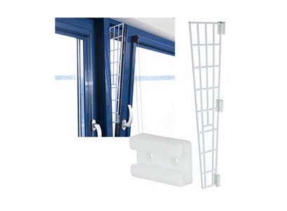 Решетки Защитные Боковые На Откидные Окна Trixie (Трикси) 62*16/7см Белый 44183