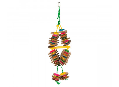 Игрушка Для Птиц Trixie (Трикси) Подвеска Разноцветная 18*35см 58992 