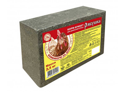 Премикс Рябушка Брикет Для Птиц 2,5кг 1002273