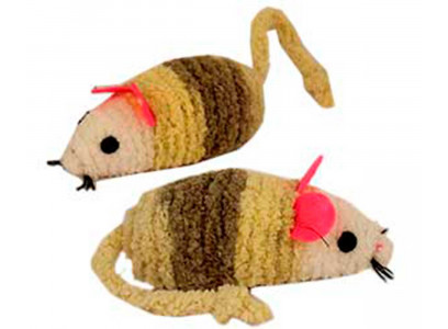 Игрушка Для Кошек Brava (Брава) Мышь-Погремушка Махровая 7см 25000191