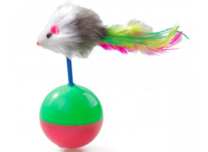 Игрушка Для Кошек BraVa (Брава) Мышь На Шаре 6см 2496508