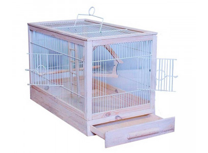 Клетка Для Птиц Дарелэнд Zoom Ретро-Кантри 71*33,5*51см Дерево Белая