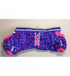 Комбинезон Для Собак Породы Такса Горох M Мальчик Мех Малина Pet Fashion (Пет Фешн)