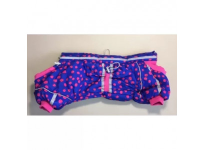 Комбинезон Для Собак Породы Такса Горох M Мальчик Мех Малина Pet Fashion (Пет Фешн) 