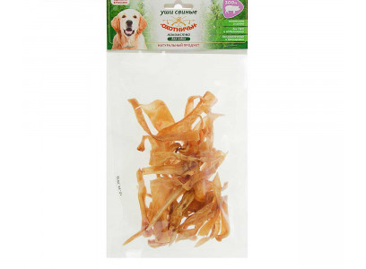 Лакомства Для Собак Охотничьи Уши Свиные 55г