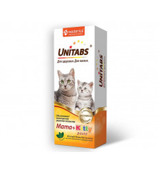 Паста Для Котят, Беременных и Кормящих Кошек Unitabs (Юнитабс) Mama+Kitty 120мл U308